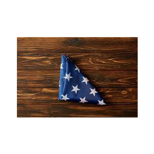 Pre-Folded American Flags for Flag Display Cases - American made flags and hand folded by veterans., Pre-Folded American Flags for Flag Display Cases., The Military Gift Store, Pre Folded American Flags