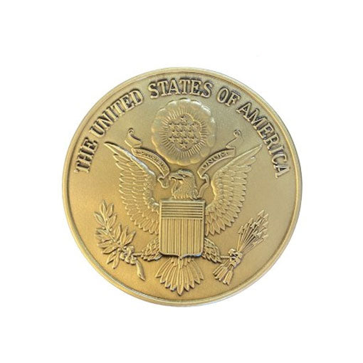 The Great Seal of the USA Brass Medallion – The Military Gift Store