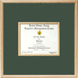 US Marine Corp Certificate Display Case in middle., , The Military Gift Store, Military medal and Certificate frame