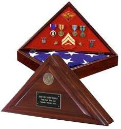 Heritage Flag Case, Armed Force flag display cases