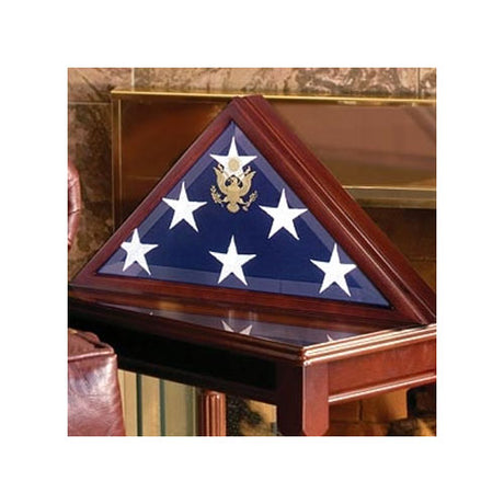 Flag case for 22 inch x 16 inch Folded Flag from a military funeral, , The Military Gift Store, Flag Case for 5ft x 9.5ft Flag