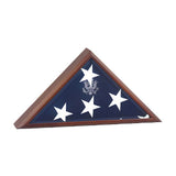 Flag case for 22 inch x 16 inch Folded Flag from a military funeral