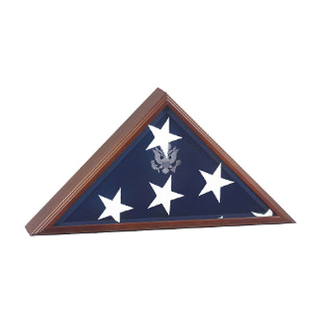 Flag case for 22 inch x 16 inch Folded Flag from a military funeral