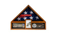 Flags connections Military Veteran Flag and Medal Display Case - Shadow Box