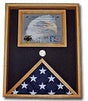 Military Flag and Certificate Case Holds a flag up to 3'x5' Or can hold 5x9.5 flag