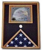 Military Flag and Certificate Case.