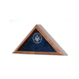 Glass Laser Engraved Flag Display Case - Fit 3' x 5' Flag., , The Military Gift Store, Flag Display Case