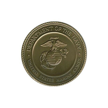 Marine Corps Brass service medallion