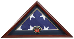 Marine Corps Frame, Marine Flag Display Case, Marine Corps Gifts.