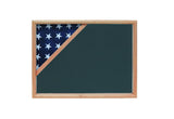 Shadow box for 3x5 flag, Wood  finish, Capitol Shadow box, , The Military Gift Store, Display Case For Flag