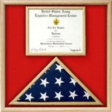 Air Force Flag and certificate Display case. - The Military Gift Store