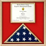 Air Force Flag and certificate Display case. - The Military Gift Store