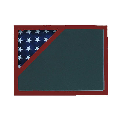 Shadow box for American 4'x6' Flag - Cherry Material.
