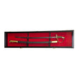 Sword Frames, Sword Display Case, Sword Cabinets, Red Felt - The Military Gift Store