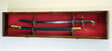 1 Sword Display Case Cabinet Stand Holder Wall Rack Box - Lockable