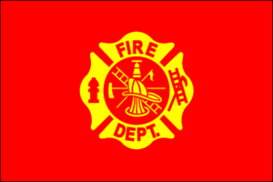 Fire Department 3ft X 5ft Nylon Flag.