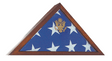 Marine Corp Flag Case, , The Military Gift Store, Triangle flag display