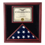 Retirement Flag Case For American flag, , The Military Gift Store, Flag and Certificate Case